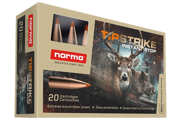 Picture of Norma Ammunition Dedicated Hunting Tipstrike 280 Rem 160 Gr Polymer Tip 20 Per Box/ 10 Cs 