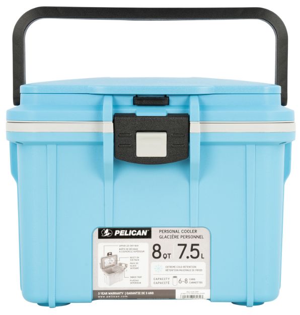 Picture of Pelican 8Q-1-Clblugry 8Qt Elite Cooler Blu/Gry 