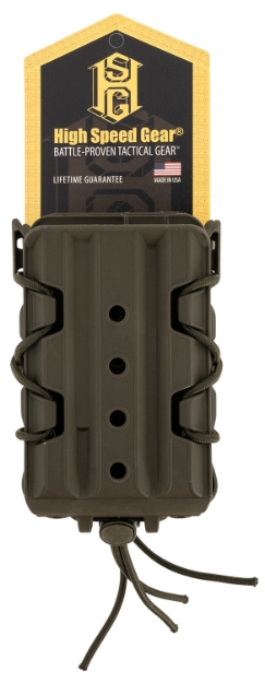 Picture of High Speed Gear X2r Taco V2 Mag Pouch Double, Od Green Polymer, Belt Clip/Molle U-Mount, Compatible W/ Ar/Ak Rifle Mags 