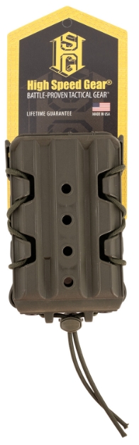 Picture of High Speed Gear Taco V2 Od Green Polymer, 2" Belt Clip/Molle U-Mount, Compatible W/ Rifle Mags 