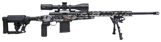 Picture of Howa M1500 Apc Chassis 308 Win 24" Heavy Barrel 10+1 (3), Kryptek Skyfall Camo, Luth-Ar Mba-4 Stock With Aluminum Chassis, 4-16X50 Scope, Bipod & 2 Grips 