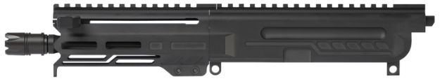 Picture of Cmmg Dissent Mk4 5.7X28mm 6.50", Left Side Charging Handle, Armor Black, Zeroed Linear Comp, 4.60" M-Lok Handguard, Picatinny End Plate, Fits Ar-Platform 