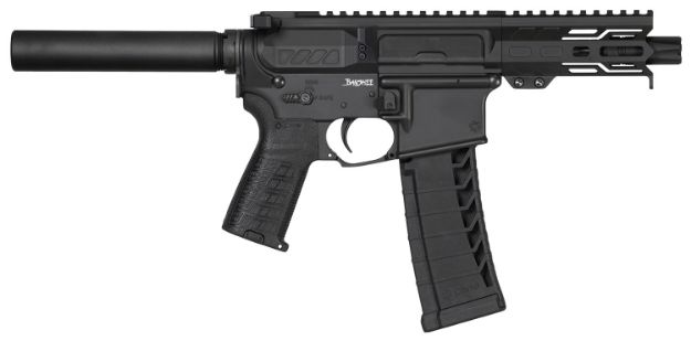 Picture of Cmmg Banshee Mk4 22 Lr 4.50", Armor Black, M-Lok Free-Float Handguard For Ar-Platform 