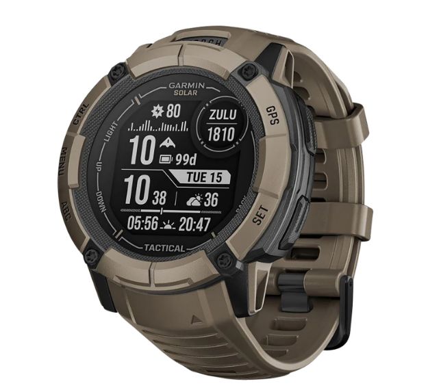 Picture of Garmin Instinct 2X Solar Tactical Edition Gps/Smart Features 64Mb Memory Coyote Tan 50Mm 