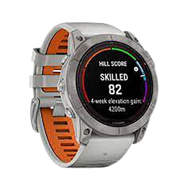 Picture of Garmin Fenix 7X Pro Sapphire Solar Edition Gps/Smart Features 32Gb Memory, Gray/Orange, Band Size 51Mm, Compatible W/ Iphone/Android 