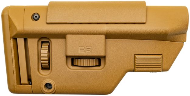 Picture of B5 Systems Precision Coyote Brown Synthetic Adjustable With Cheek Riser Fits Ar-Platform 