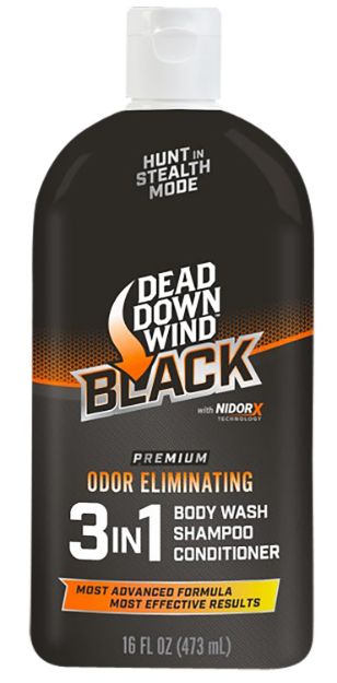 Picture of Dead Down Wind Black Premium 3-In-1 Combo Odor Eliminator 16 Oz Squeeze Bottle 