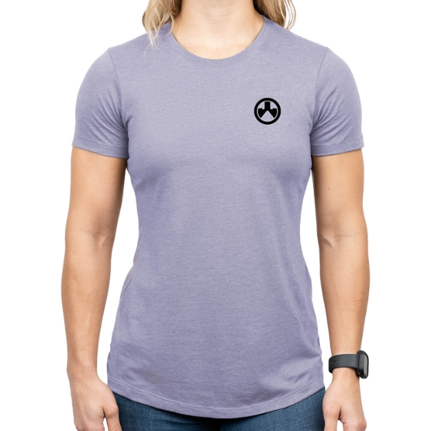 Picture of Magpul Groovy Women's Orchid Heather Cotton/Polyester Short Sleeve Small 