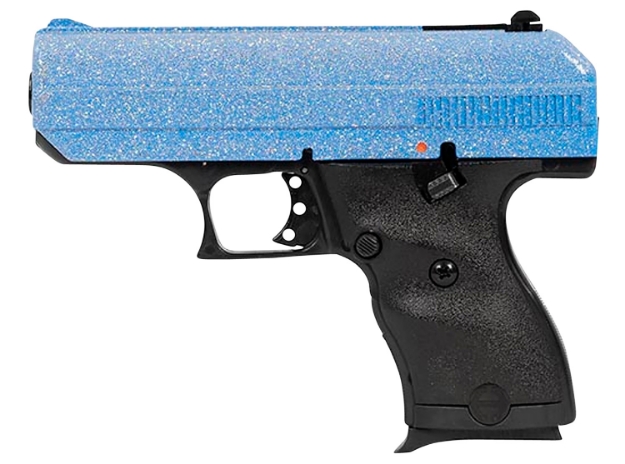 Picture of Hi-Point C9 9Mm Luger 8+1 3.50" Black Steel Barrel, Hydro-Dipped Blue Sparkle Serrated Slide, Black Polymer Frame, Black Polymer Grips, Right Hand 