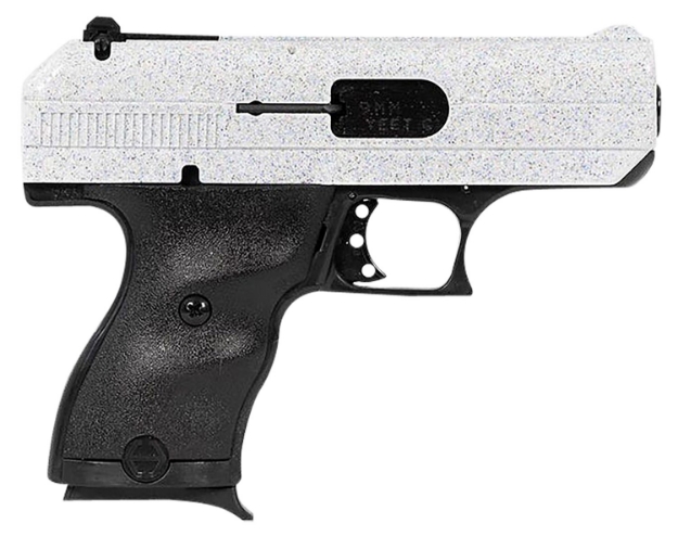 Picture of Hi-Point C9 9Mm Luger 8+1 3.50" Black Steel Barrel, Hydro-Dipped White Sparkle Serrated Slide, Black Polymer Frame, Black Polymer Grips, Right Hand 