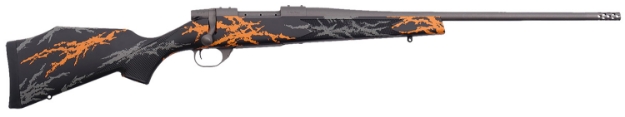 Picture of Weatherby Vanguard Compact Hunter 223 Rem 5+1 20", Tungsten Gray Barrel/Rec, Black W/Gray & Orange Sponge Accents Monte Carlo Stock, Accubrake Muzzle Brake 