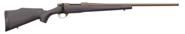 Picture of Weatherby Vanguard Weatherguard 22-250 Rem 5+1 24" Threaded, Burnt Bronze Barrel/Rec, Black With Bronze Webbing Monte Carlo Stock 