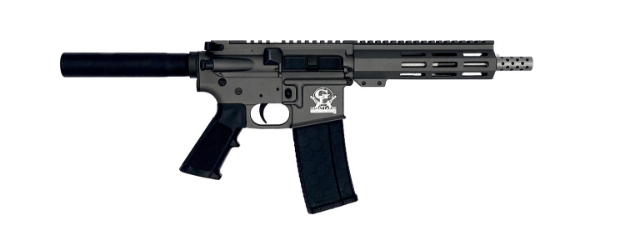 Picture of Great Lakes Firearms Ar-15 Pistol 223 Wylde 30+1 7.50" Stainless Barrel, Tungsten Rec, 7" M-Lok Handguard, Buffer Tube (No Brace), Black A2 Grip 