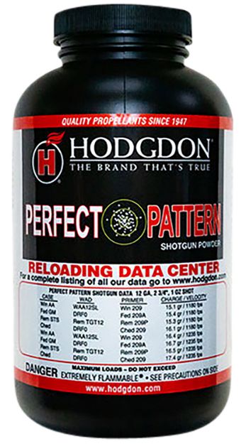 Picture of Hodgdon Perfect Pattern Powder Shotgun 12 Gauge Gauge 1 Lb 