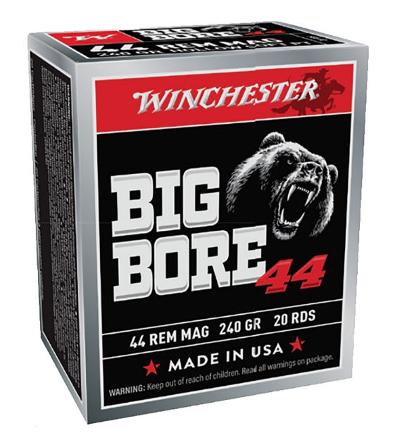 Picture of Winchester Ammo Big Bore 44 Rem Mag 240 Gr Semi-Jacketed Hollow Point (Sjhp) 20 Per Box/ 10 Cs 