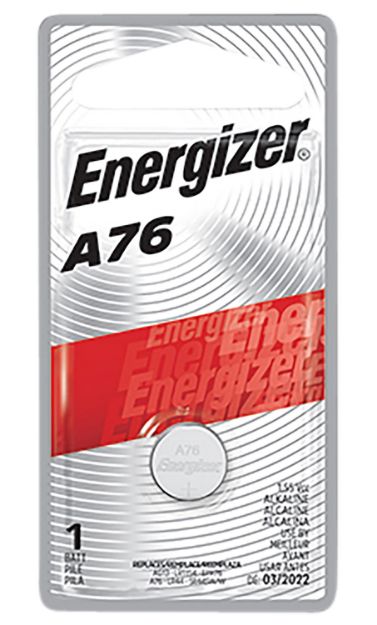 Picture of Energizer A76 Battery Miniature Alkaline 1.5 Volts, Qty (72) Single Pack 
