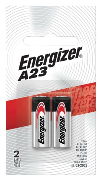 Picture of Energizer A23 Battery Manganese Dioxide 12 Volts, Qty (72) Single Pack 