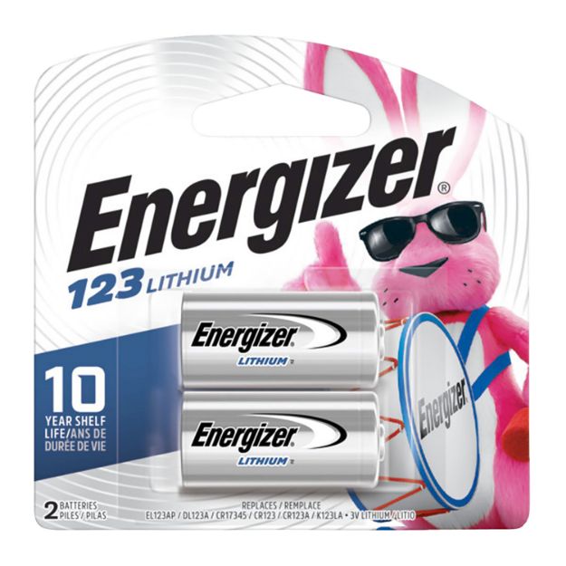 Picture of Energizer Energizer 123 Battery Lithium 3.0 Volts, Qty (24) 2 Pack 