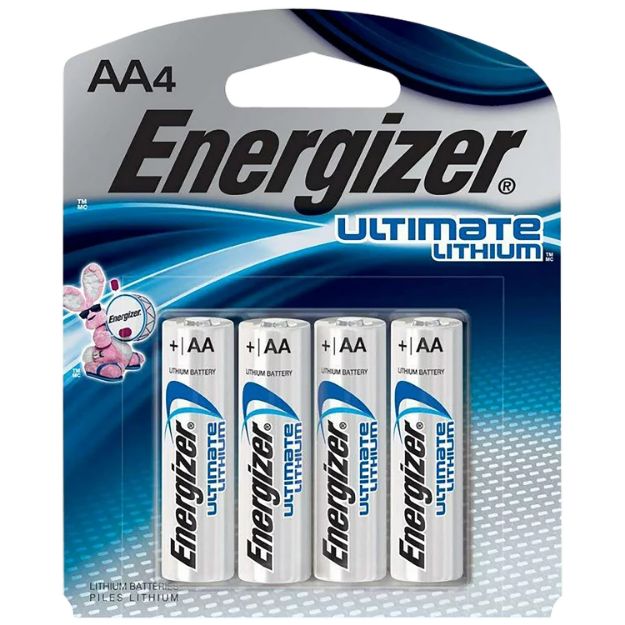 Picture of Energizer Energizer Ultimate Lithium Aa Batteries Lithium 1.5 Volt, Qty (12) 4 Pack 