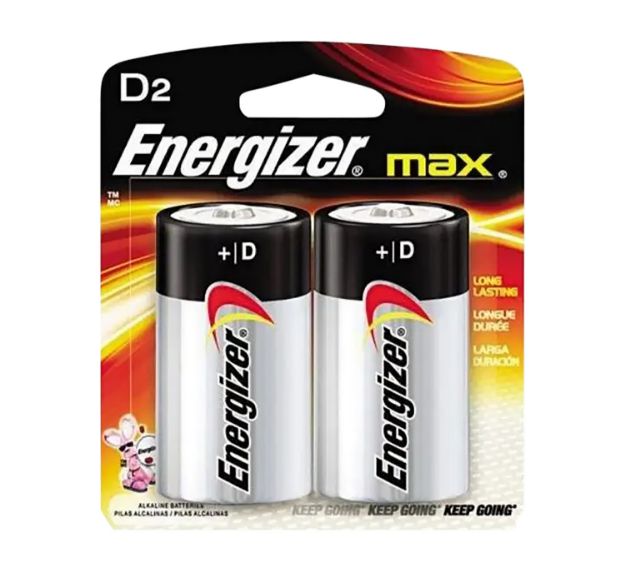 Picture of Energizer Max D Batteries Alkaline 1.5 Volt, Qty (12) 2 Pack 