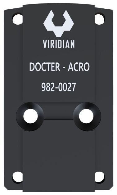 Picture of Viridian Rfx45 Docter Mounting Adapter Black | 