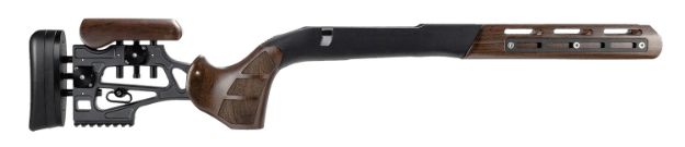 Picture of Woox Furiosa Chassis Walnut Wood/Aluminum Chassis W/Adjustable Cheek Fits Remington 700 M5 Dbm Short Action, Ambi Features (Right Side Bolt) 