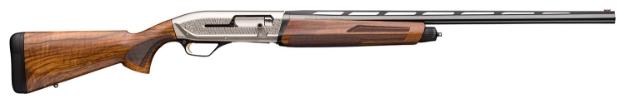 Picture of Browning Maxus Ii Ultimate 12 Gauge 3" Chamber 4+1 (2.75") 28" Gloss Blued Vent Rib Barrel, Matte Nickel Rec, Grade Iii Gloss Walnut Furniture, Lpa Fiber Optic Sight, 3 Chokes 