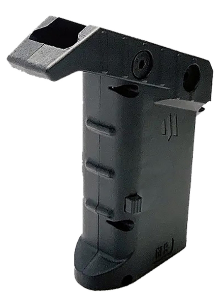 Picture of Meta Tactical Llc Spare Mag Vfg Vertical Foregrip, Black Polymer For Picatinny Mount, Integrated Hand Stop, Fits Glock 10Mm Auto/45 Acp Double Stack Mags 