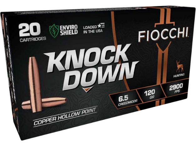 Picture of Fiocchi Knock Down Enviro Shield 6.5 Creedmoor 120 Gr Hollow Point (Hp) 20 Per Box/ 10 Cs 