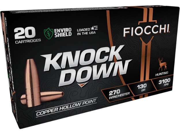 Picture of Fiocchi Knock Down Enviro Shield 270 Win 130 Gr Hollow Point (Hp) 20 Per Box/ 10 Cs 