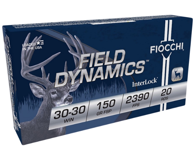 Picture of Fiocchi Field Dynamics Interlock 30-30 Win 150 Gr Flat Soft Point (Fsp) 20 Per Box/ 10 Cs 