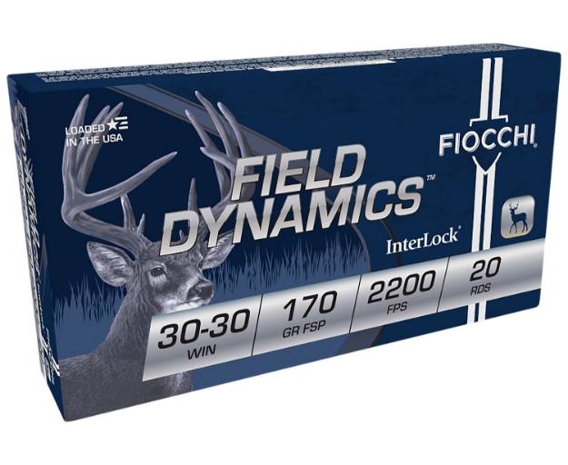 Picture of Fiocchi Field Dynamics Interlock 30-30 Win 170 Gr Flat Soft Point (Fsp) 20 Per Box/ 10 Cs 