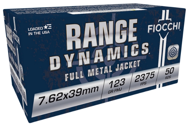 Picture of Fiocchi Range Dynamics Rifle 7.62X39mm 123 Gr Full Metal Jacket (Fmj) 50 Per Box/ 10 Cs 