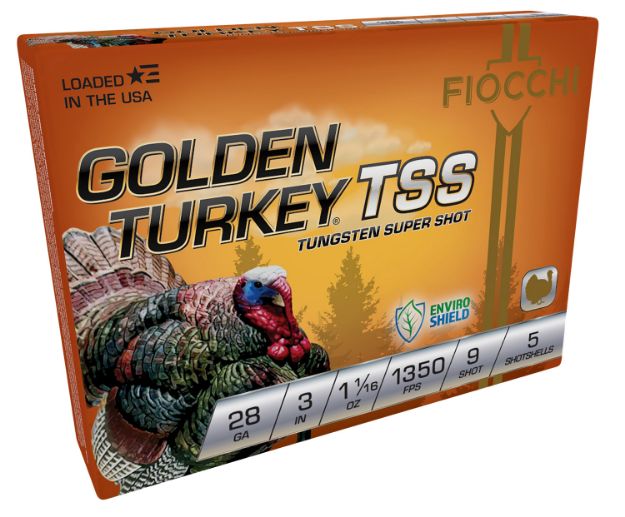 Picture of Fiocchi Golden Turkey Tss 28 Gauge 3" 1 1/16 Oz 9 Shot 5 Per Box/ 10 Cs 