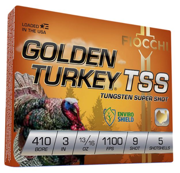 Picture of Fiocchi Golden Turkey Tss 410 Gauge 3" 13/16 Oz 9 Shot 5 Per Box/ 10 Cs 