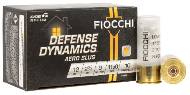 Picture of Fiocchi Field Dynamics Low Recoil 12 Gauge 2.75" 1 Buck Shot 10 Per Box/ 25 Cs 
