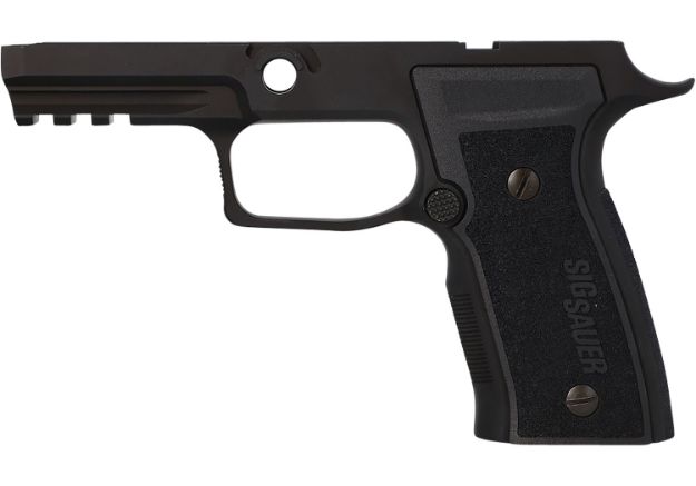 Picture of Sig Sauer P320 Grip Module Axg Carry, 9Mm Luger/40 S&W/357 Sig, Black Aluminum Medium Grip Frame, Polymer Grip Panels, Fits Sig P320 (Non-Manual Safety) 