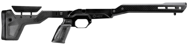 Picture of Mdt Sporting Goods Inc Hnt26 Chassis Carbon Fiber Furniture, Aluminum Base, Folding Stock With Adj. Cheekrest, M-Lok Forend, Qd Sling Mounts, Ar-Style Grip Fits Short Action Remington 700 