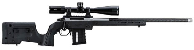 Picture of Mdt Sporting Goods Inc Xrs Chassis Black Aluminum Core With Polymer Panels, Adj. Cheekrest, M-Lok Forend, Interchangeable Grips, Aics Mag Compatible, Fits Short Action Howa 1500 