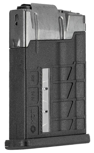 Picture of Mdt Sporting Goods Inc Aics Magazine 10Rd Extended 308/6.5 Creedmoor Short Action, Black Steel/Polymer, Clear Window 