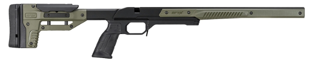 Picture of Mdt Sporting Goods Inc Oryx Chassis Od Green/Black Aluminum, Adj. Cheekrest, M-Lok Forend, Ar-Style Grip, Barricade Stop, Aics Mag Compatible, Fits Short Action Savage Axis 