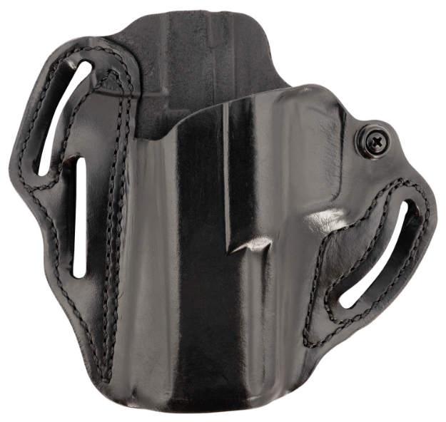 Picture of Desantis Gunhide Speed Scabbard Owb Black Leather Belt Slide Fits 4.50" Barrel Left Hand 