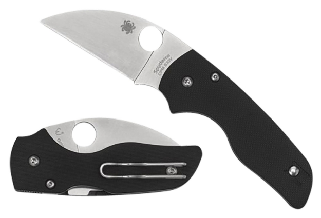 Picture of Spyderco Lil' Native 2.44" Folding Wharncliffe Plain Cpm S30v Ss Blade/Black Textured G10 Handle Includes Pocket Clip 