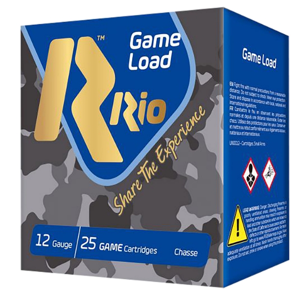 Picture of Rio Ammunition Game Load 12 Gauge 1 1/8 Oz 25 Per Box/ 10 Cs 