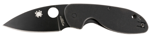 Picture of Spyderco Efficient 2.98" Folding Plain Black Dlc 8Cr13mov Ss Blade/Black Textured G10 Handle 