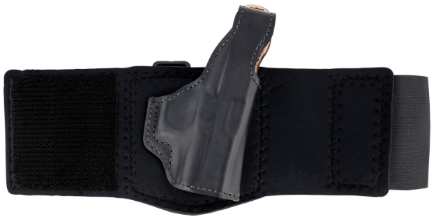 Picture of Desantis Gunhide Die Hard Rig Ankle Black Leather Fits Glock 43/43X Right Hand 