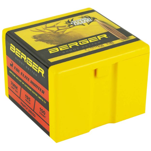 Picture of Berger Bullets Elite Hunter Outer Limits 7Mm .284 195 Gr Boat-Tail (Bt) 100 Per Box 