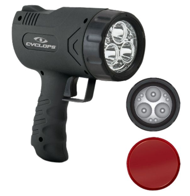 Picture of Cyclops Sirius 500 Spotlight 45/500 Lumens Red/White Cree Led Black Polymer 