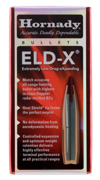 Picture of Hornady Eld-X Hunting 6.5Mm .264 143 Gr Extremely Low Drag-Expanding 