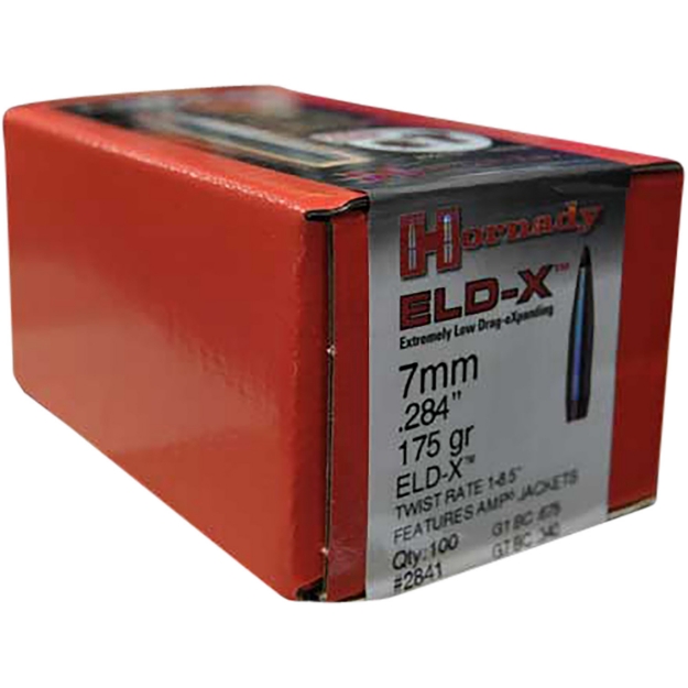 Picture of Hornady Eld-X Hunting 7Mm .284 175 Gr Extremely Low Drag-Expanding 